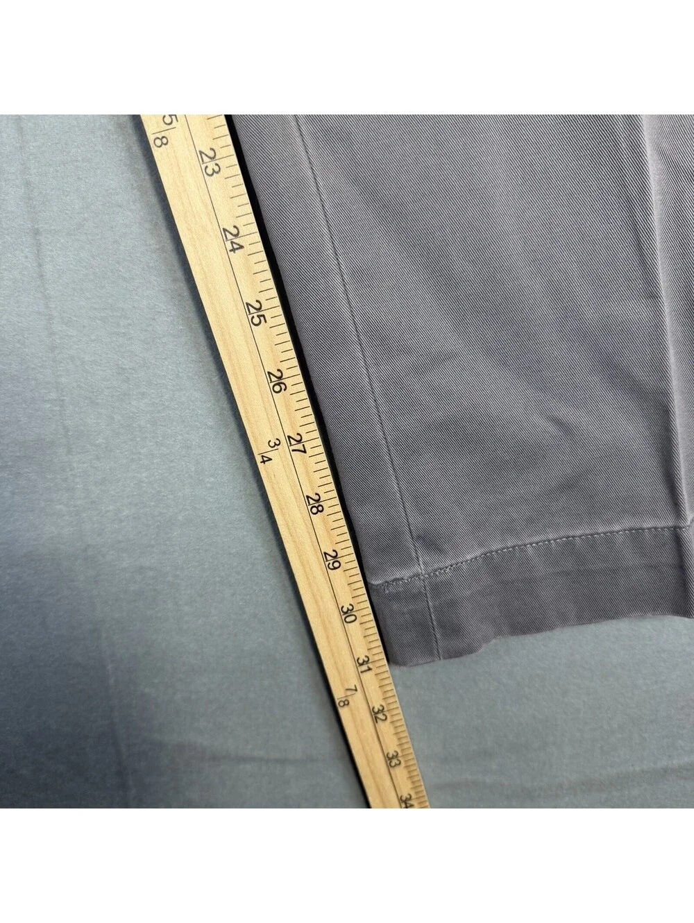 Polo Ralph Lauren Chino Pants Mens 38x32 Gray Preston Straight Twill Vintage